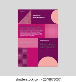 Abstract geometric cover background. Template for annual report, cover notebook, poster, flyer, brochure, etc