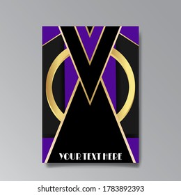 Plantilla de cobertura geométrica abstracta. Diseño retro ondulado. Composición de afiches geométrica minimalista. Estilo retro futurista creativo de los años 90 y 80. Folletos, pancartas e invitaciones modernos. 
