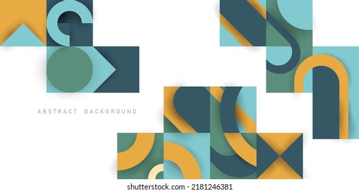 Abstract geometric cover vector illustration for your design. banner with simple design pattern