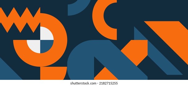Abstract geometric cover vector illustration for your design. banner with simple design pattern