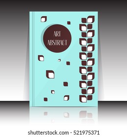 Abstract geometric creative design cover vector. Minimalistic abstract composition A4 for printable art catalog, notebook, poster or banner. Art printable design brochure or report.