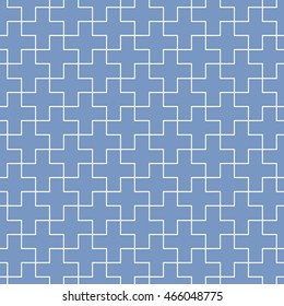 abstract geometric cross background vector illustration seamless