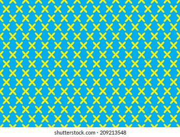 Abstract Geometric Cross Pattern. Vector