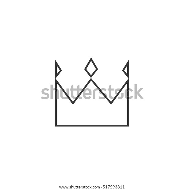 Abstract Geometric Crown Stock Vector (Royalty Free) 517593811