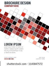 Abstract  geometric cubes background for your design. Vector illustration.