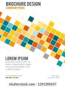 Abstract  geometric cubes background for your design. Vector illustration.