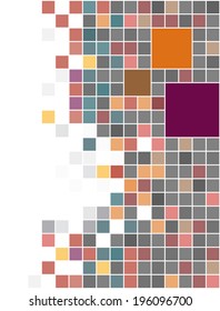 Abstract  geometric cubes background for your design. Vector illustration.