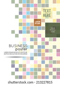 Abstract  geometric cubes background for your design. Vector illustration.