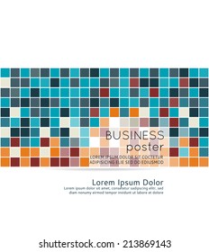 Abstract  geometric cubes background for your design. Vector illustration.