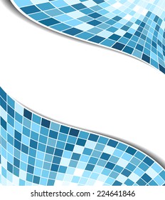 Abstract  geometric cubes background for your design. Vector illustration.