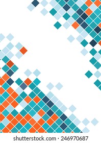 Abstract  geometric cubes background for your design. Vector illustration.