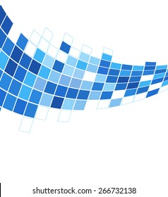 Abstract  geometric cubes background for your design. Vector illustration.