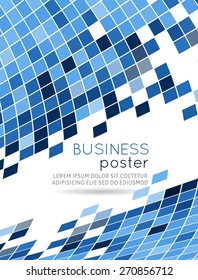 Abstract  geometric cubes background for your design. Vector illustration.