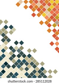 Abstract  geometric cubes background for your design. Vector illustration.