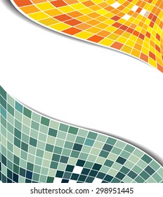 Abstract  geometric cubes background for your design. Vector illustration.