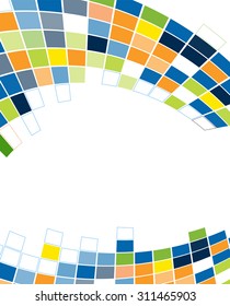 Abstract  geometric cubes background for your design. Vector illustration.