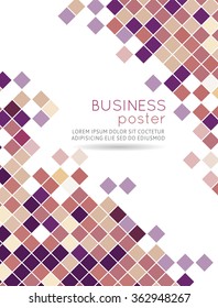 Abstract  geometric cubes background for your design. Vector illustration.