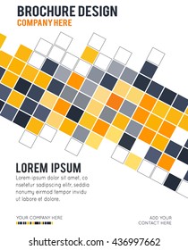 Abstract  geometric cubes background for your design. Vector illustration.