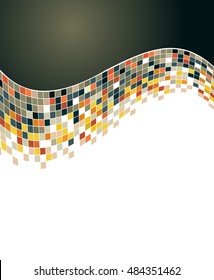 Abstract  geometric cubes background for your design. Vector illustration.