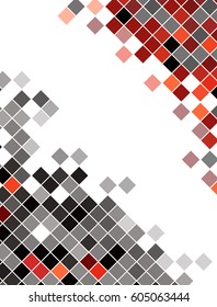 Abstract  geometric cubes background for your design. Vector illustration.