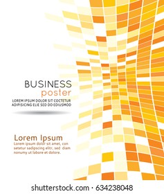 Abstract  geometric cubes background for your design. Vector illustration.