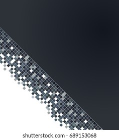 Abstract  geometric cubes background for your design. Vector illustration.