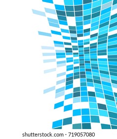 Abstract  geometric cubes background for your design. Vector illustration.