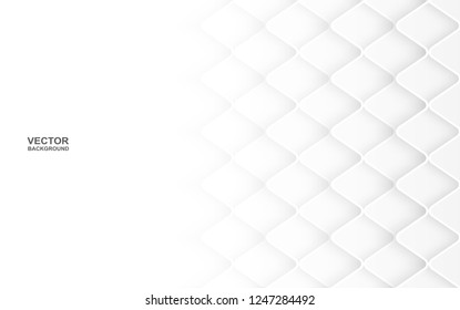 Abstract. Geometric curve line white background ,light and shadow ,Vector
