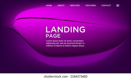 ABSTRACT GEOMETRIC DARK BACKGROUND ELEGANT GRADIENT MESH PURPLE COLOR DESIGN VECTOR TEMPLATE GOOD FOR MODERN WEBSITE, WALLPAPER, COVER DESIGN 