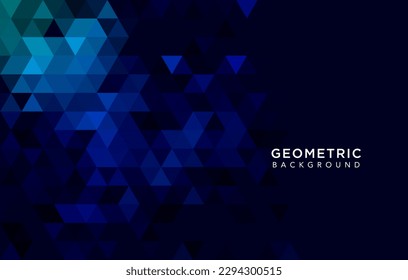 Abstract geometric dark background with triangle shapes