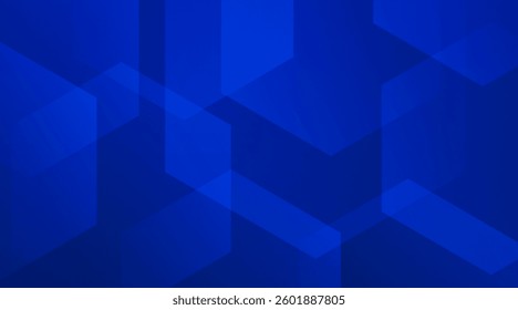 Abstract geometric dark blue background with modern style