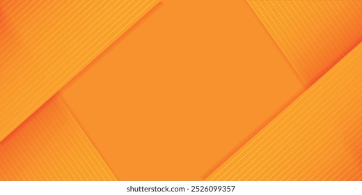 Abstractas geométrico azul oscuro y naranja tema cuadrado traslapan el fondo para el Diseño gráfico.