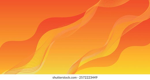 Abstract geometric dark blue and orange square theme overlap background for graphic design. Eps10 vector	
