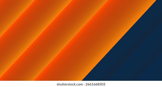 Abstrakte geometrische dunkelblau und orange quadratisch Thema überlappen Hintergrund modern