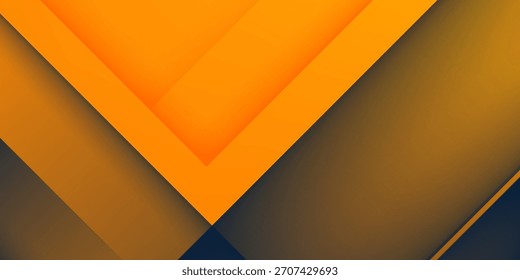 Abstract geometric dark blue and orange square theme overlap background for graphic design. Eps10 vector