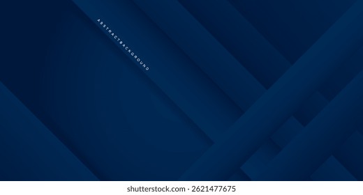 Abstrato geométrico azul escuro quadrado tema sobreposição fundo para design gráfico. Vetor Eps10