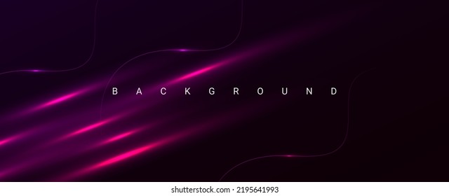 Abstract geometric dark design motion shiny lines graphic background template 