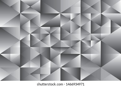 Abstract geometric dark grey color background, vector illustration