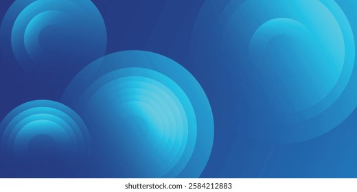 Abstract geometric dark navy blue banner background. Digital technology business 3D presentation abstract background. Abstract blue