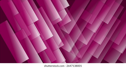 Abstract geometric dark pink and reed square theme overlap background modern ilustrator