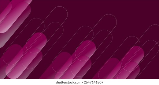 Abstract geometric dark pink and reed square theme overlap background modern ilustrator