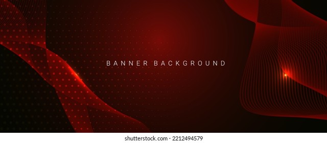 Resumen geométrico diseño ondulado rojo oscuro de diseño vector de fondo dinámico