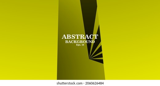 Abstract geometric dark yellow backgrounds were also suitable for social media, websites, banners, and posters. Yellow background gradient. Abstract background.