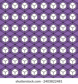 Abstract geometric deco art hexagon pattern. Illustrations vector