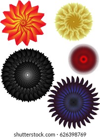 Abstract geometric decoration