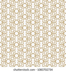 Abstract geometric decoration pattern with lines. A seamless vector background. Graphic modern pattern.