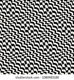 Abstract geometric decorative art seamless pattern