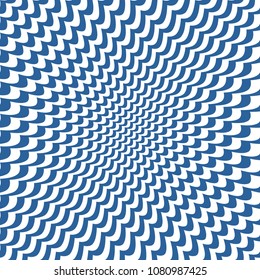 Abstract geometric decorative art seamless pattern