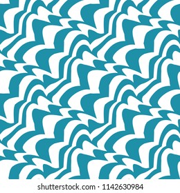 Abstract geometric decorative art seamless pattern