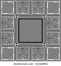 abstract geometric decorative background (texture, pattern). Suitable for textile, wallpaper, wrapping, tile, web. Vector illustration.